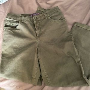 Olive Green Jeans